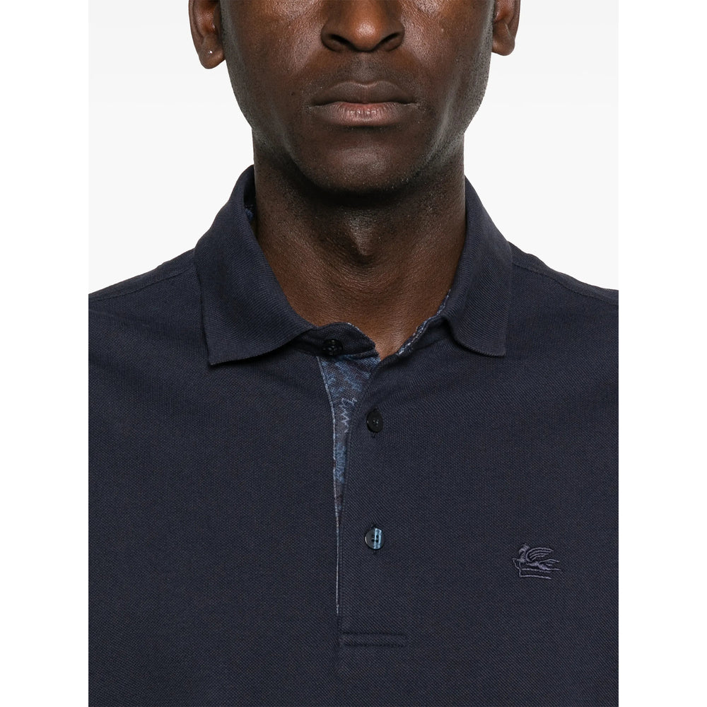 Etro Blue Polo Shirts Men ETRO