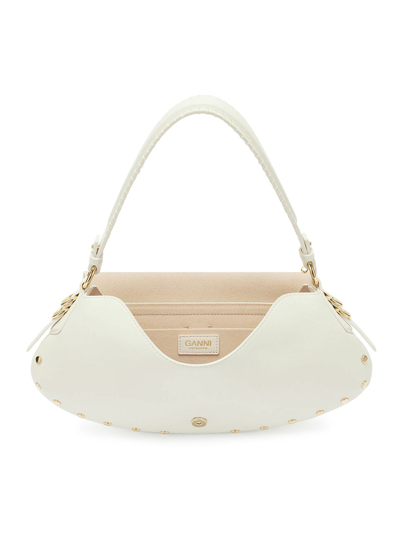 Ganni Women B-Kat Studs Leather Bag GANNI