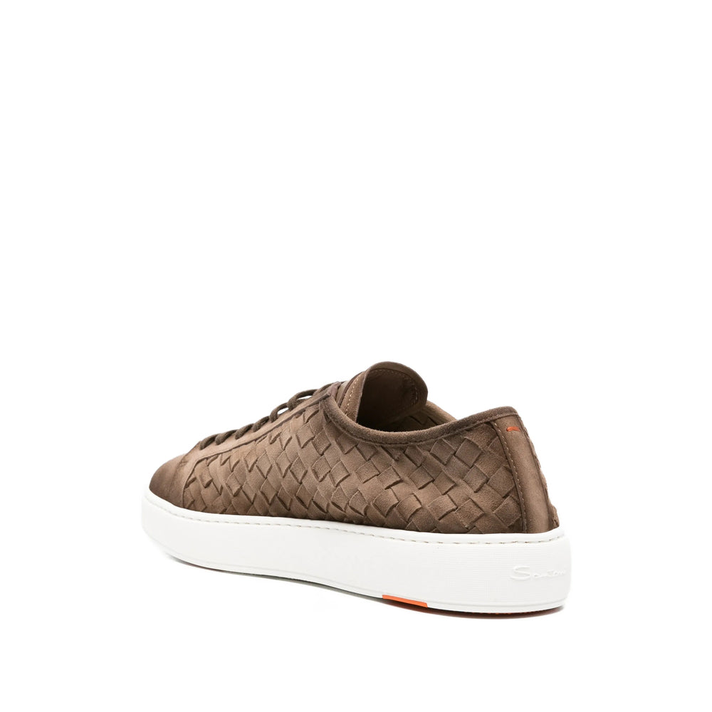 Santoni Brown Trainers - Low-Tops Men SANTONI
