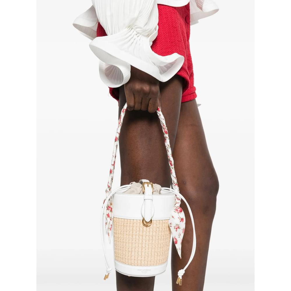 Dolce & Gabbana White Bucket Bags Women DOLCE & GABBANA