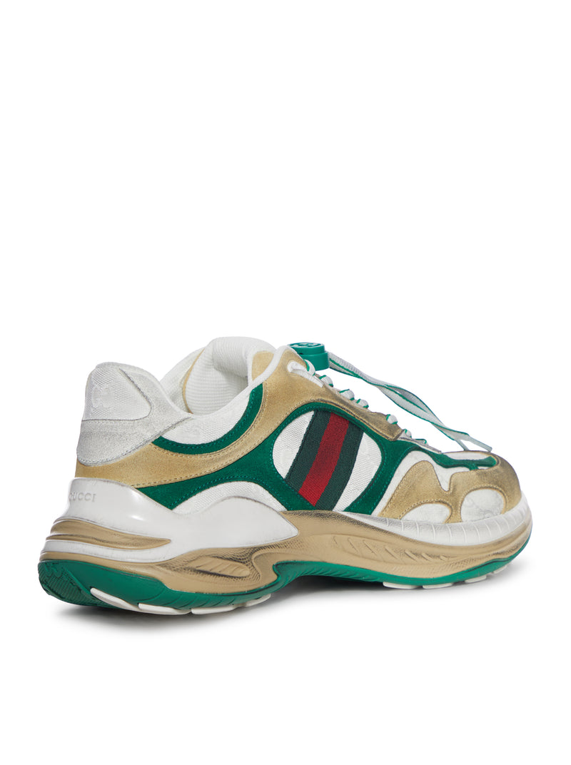 Gucci Men Gucci Leather Sneaker GUCCI
