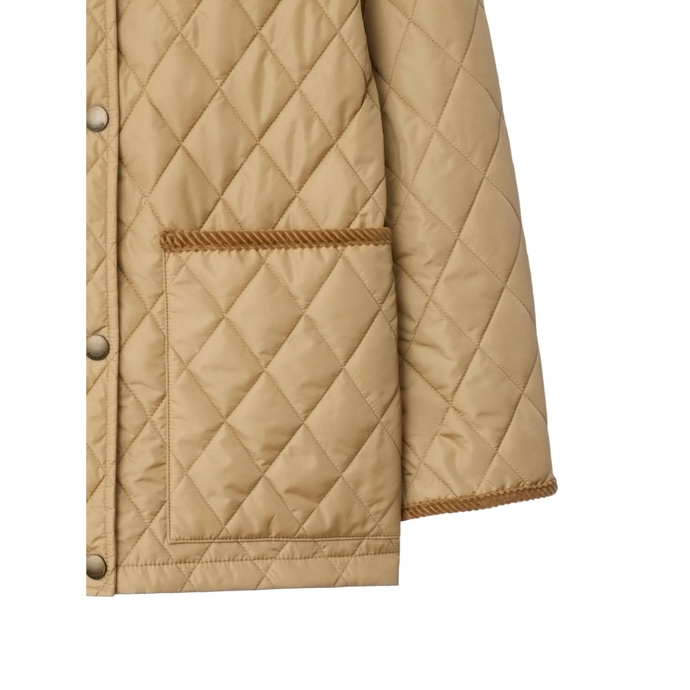 Burberry Neutrals Jackets - Puffer Jackets Women BURBERRY