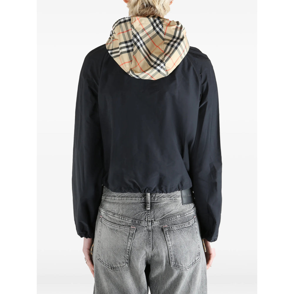 Burberry Black Jackets - Cropped Jackets Women BURBERRY