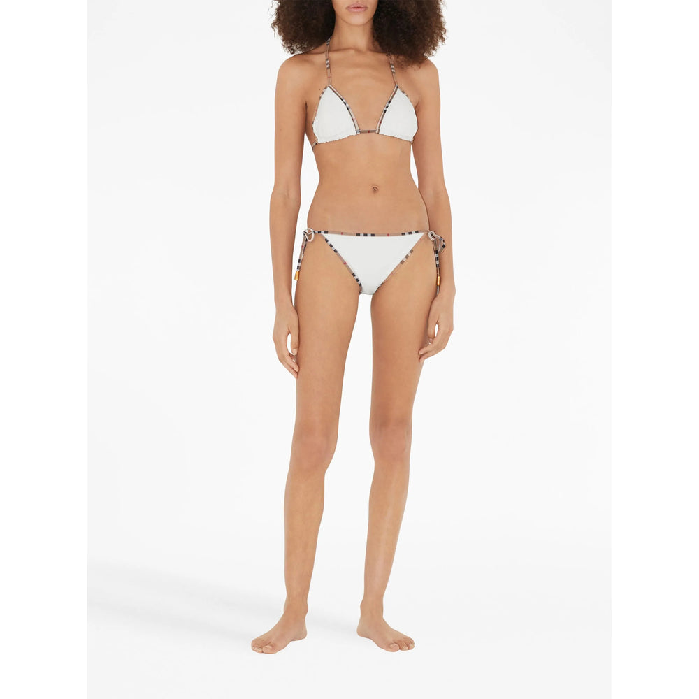 Burberry White Beachwear - Bikinis Women BURBERRY