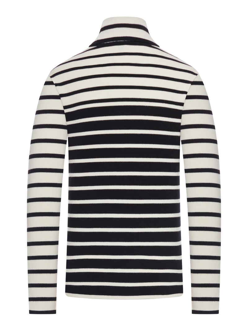 Toteme Women Striped Turtleneck Sweater TOTEME