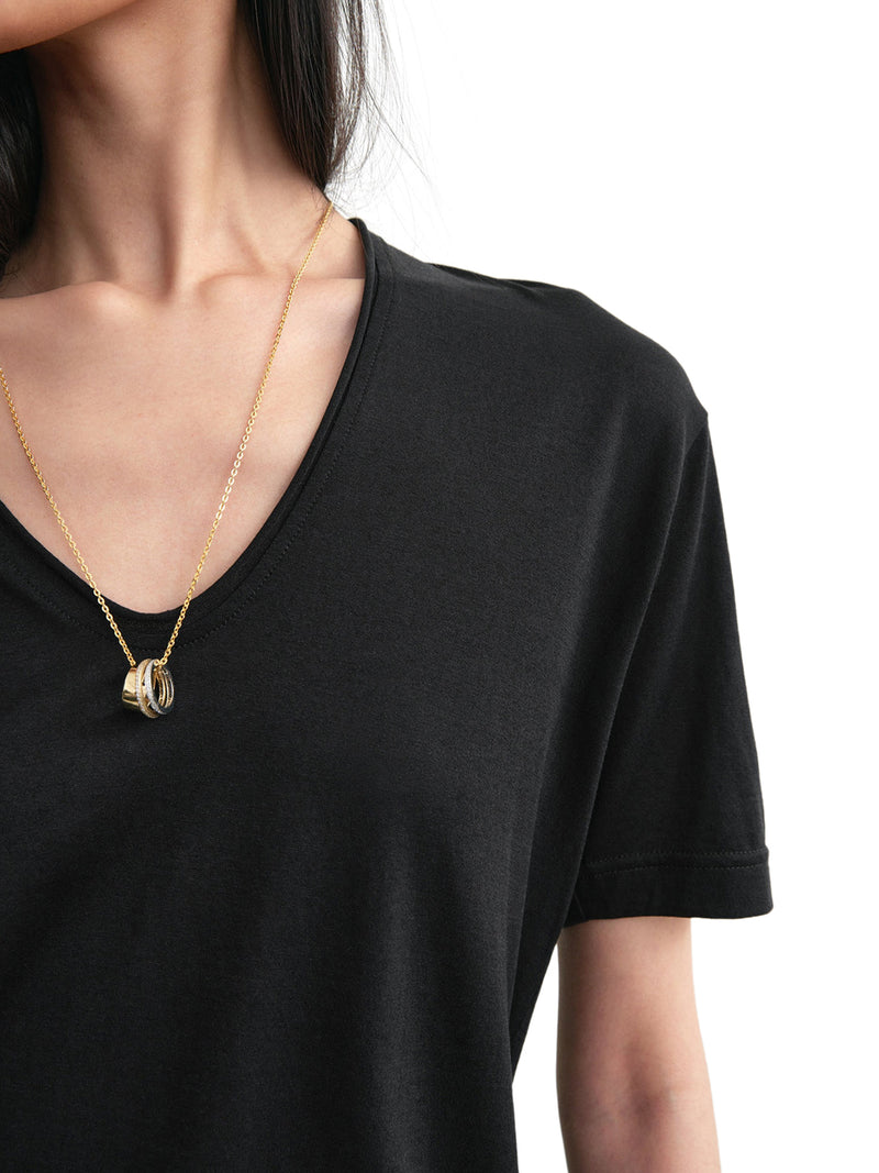 Toteme Women Cotton And Silk T-Shirt TOTEME