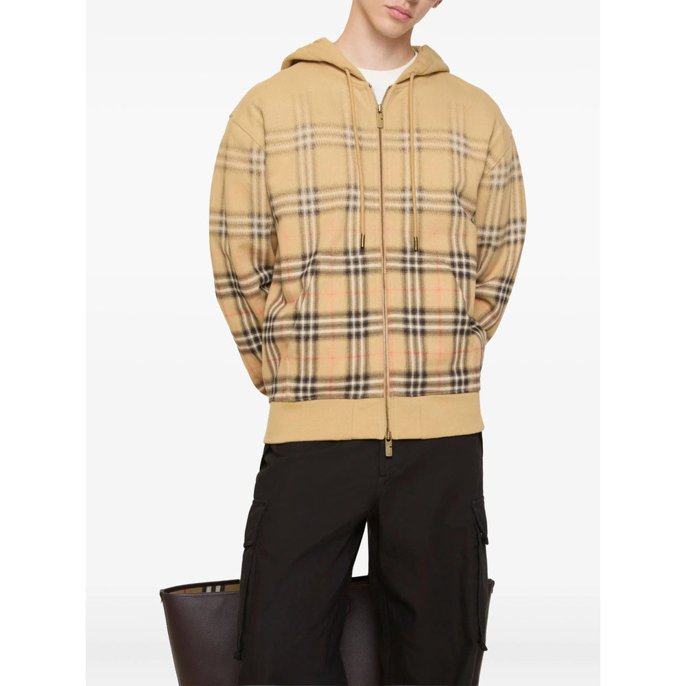 Burberry Neutrals Sweaters & Knitwear - Hoodies Men BURBERRY
