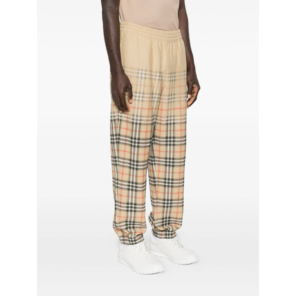 Burberry Neutrals Trousers - Track Pants Men BURBERRY