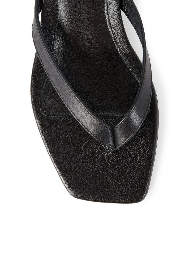 Toteme Women Leather Heel Flip Flops TOTEME