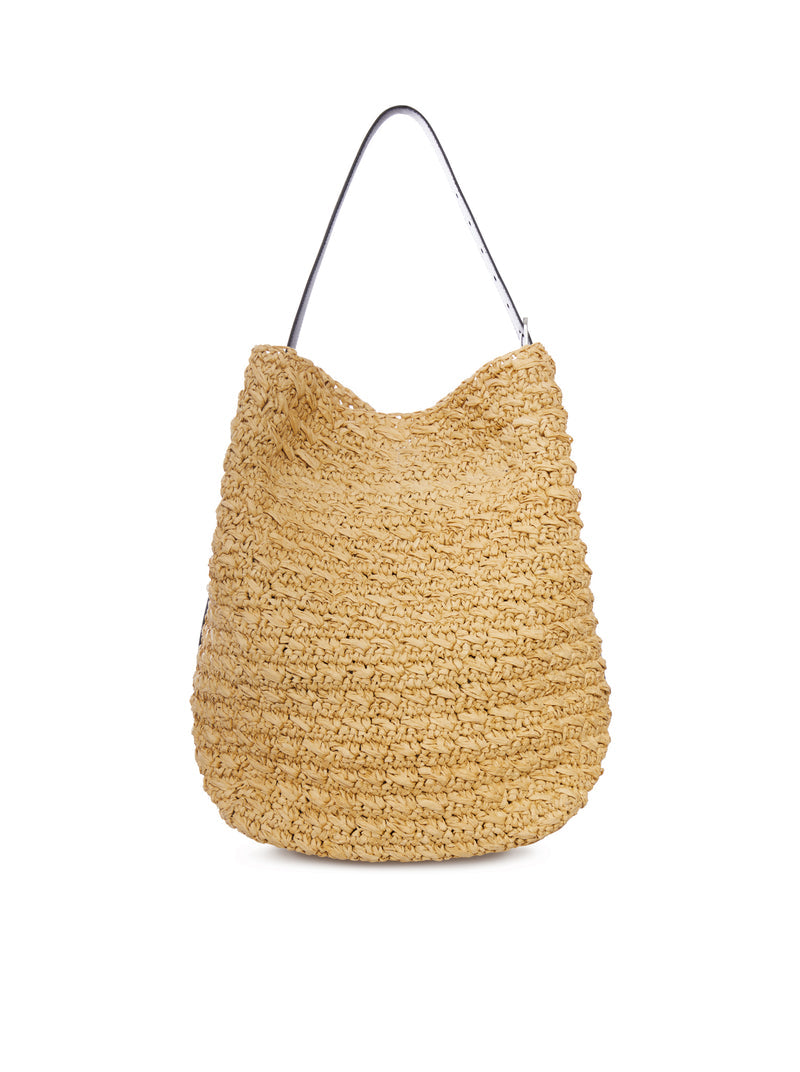 Toteme Women Raffia Tote Bag With Belt TOTEME