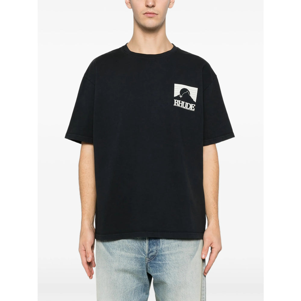 Rhude Black T-Shirts & Vests - T-Shirts Men RHUDE