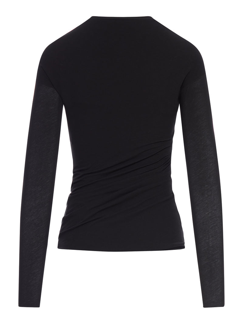 Jil Sander Women Double Layer Long Sleeved Shirt JIL SANDER