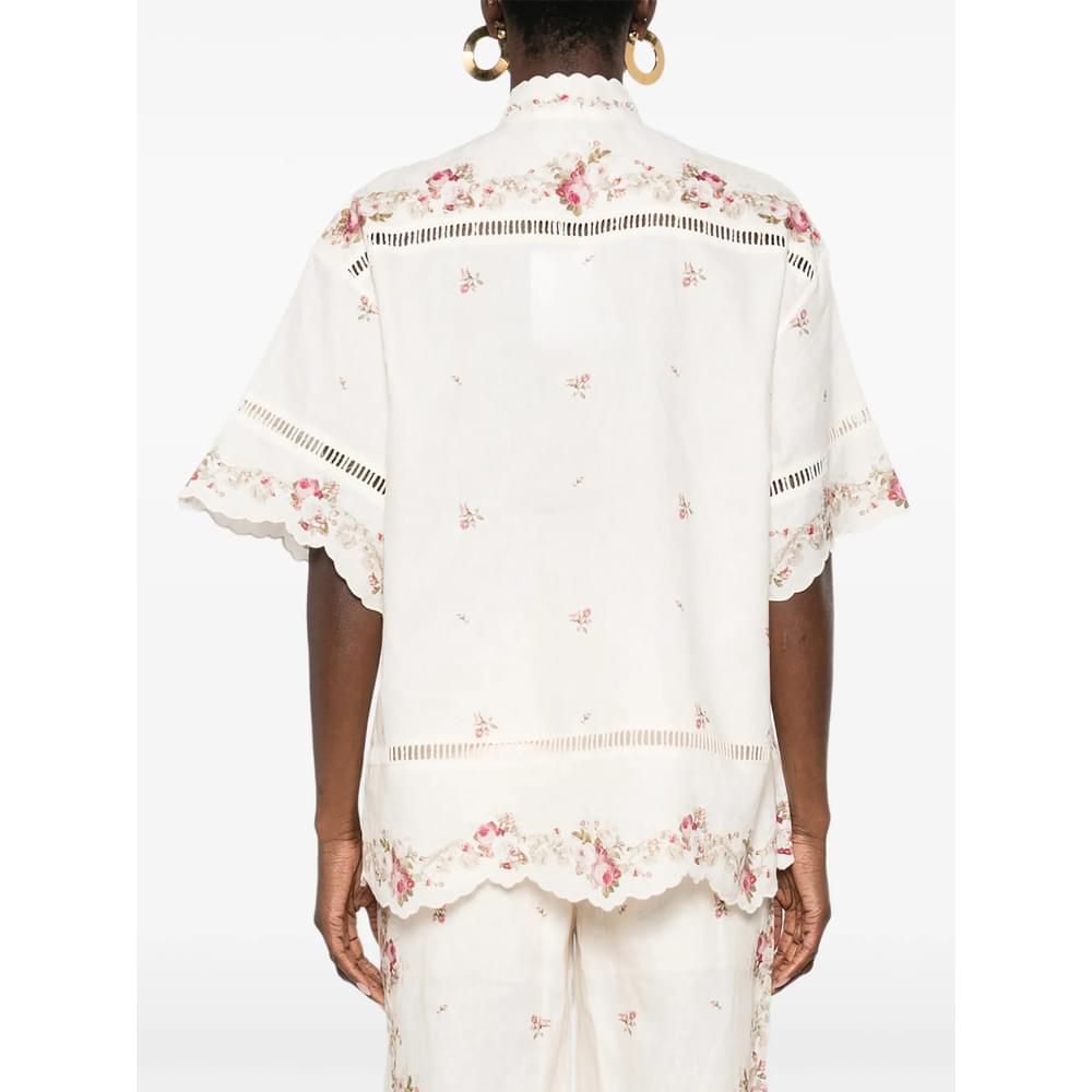 Zimmermann Neutrals Tops - Shirts Women ZIMMERMANN