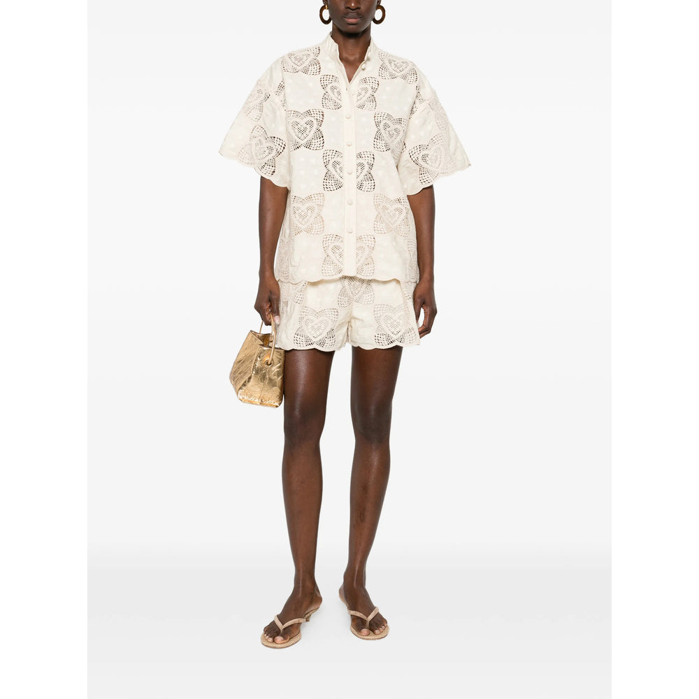 Zimmermann Neutrals Shorts - Short Shorts Women ZIMMERMANN