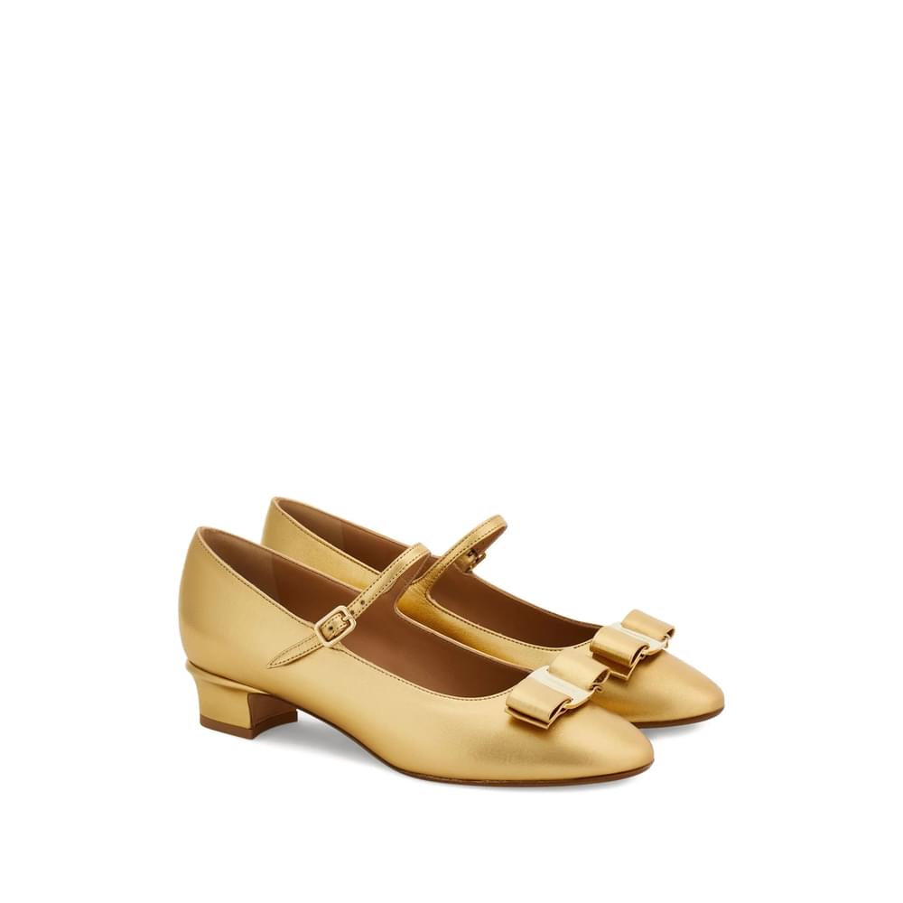 Ferragamo Gold Shoes Women FERRAGAMO