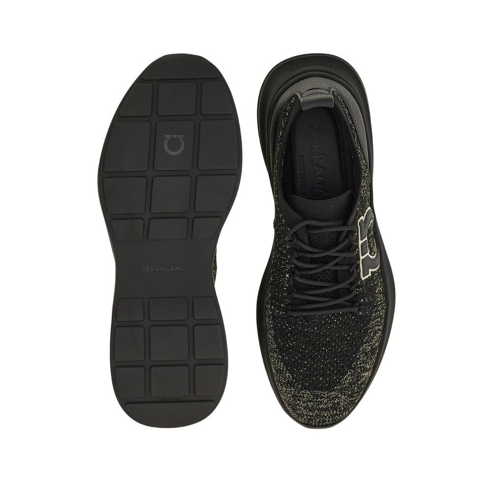 Ferragamo Black Trainers - Low-Tops Men FERRAGAMO