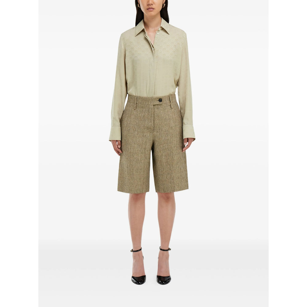 Ferragamo Neutrals Tops - Shirts Women Women FERRAGAMO