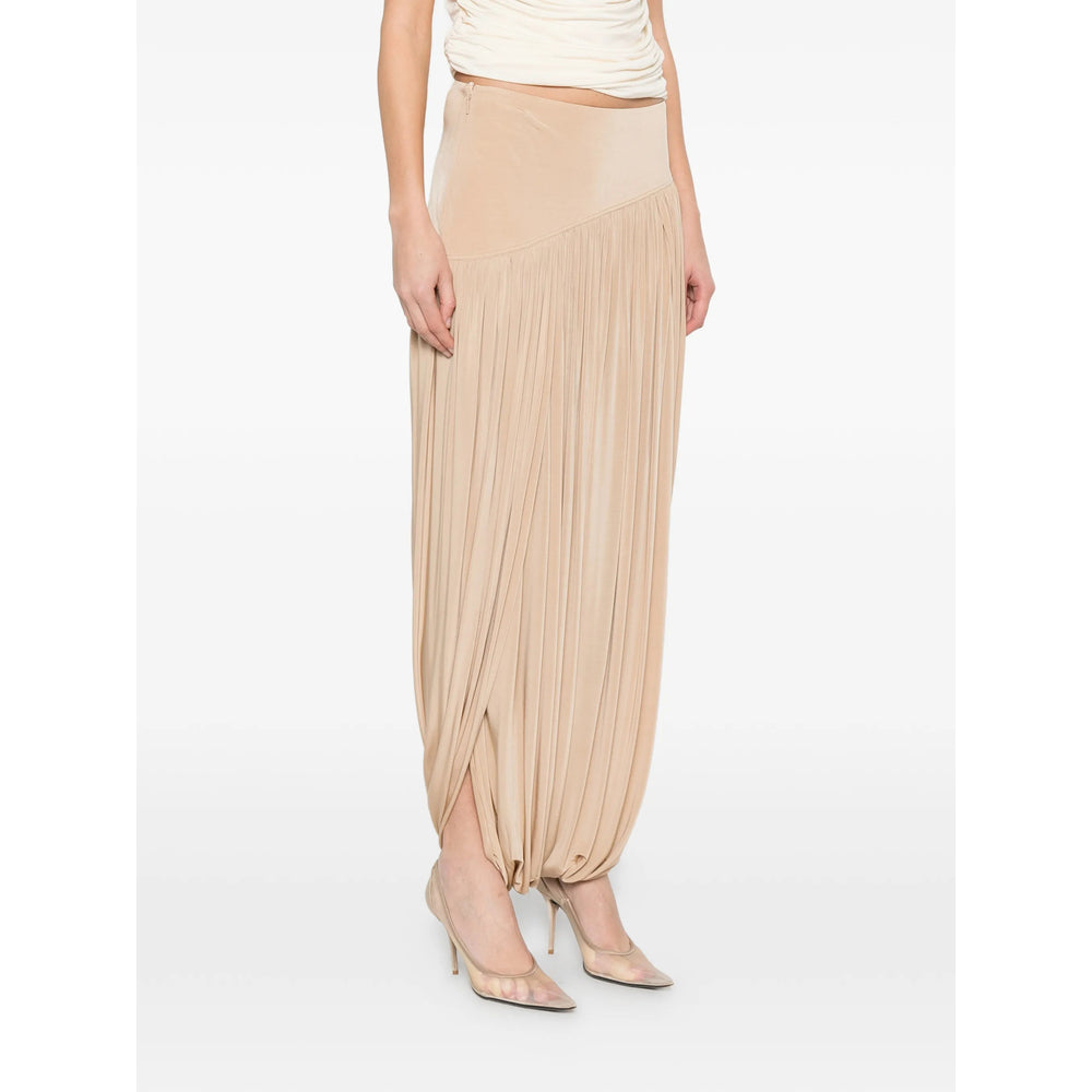 Ferragamo Neutrals Skirts - Asymmetric & Draped Skirts Women FERRAGAMO