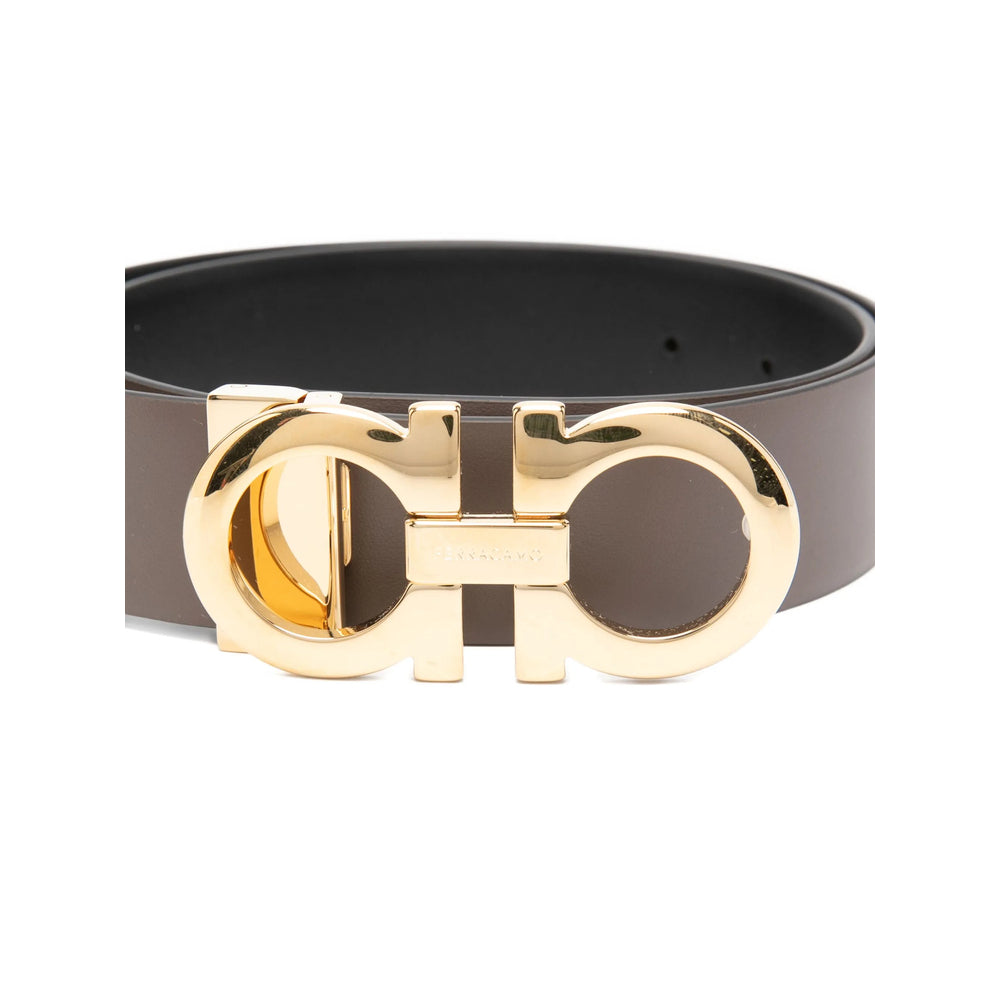 Ferragamo Grey Belts Men FERRAGAMO