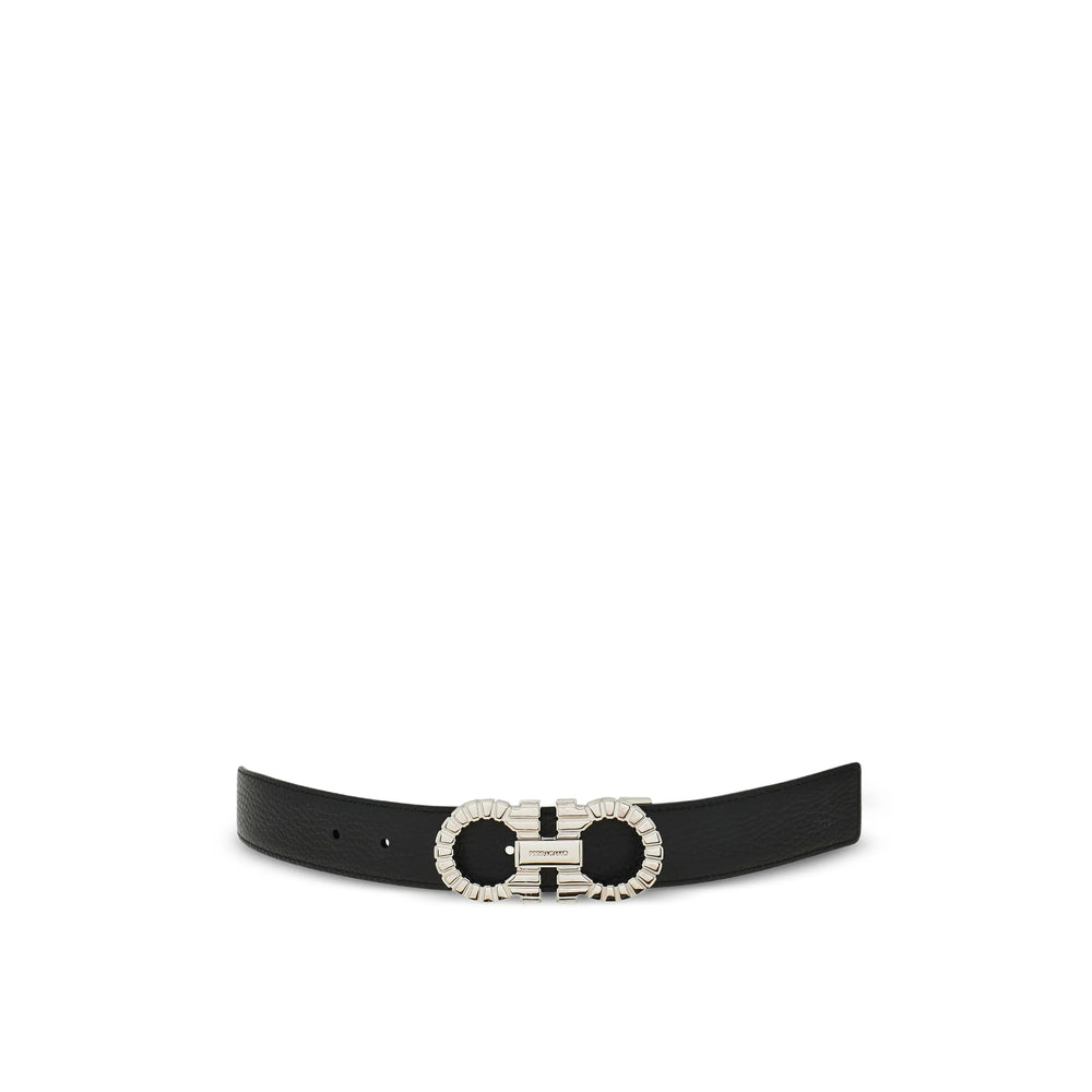 Ferragamo Black Belts Men FERRAGAMO