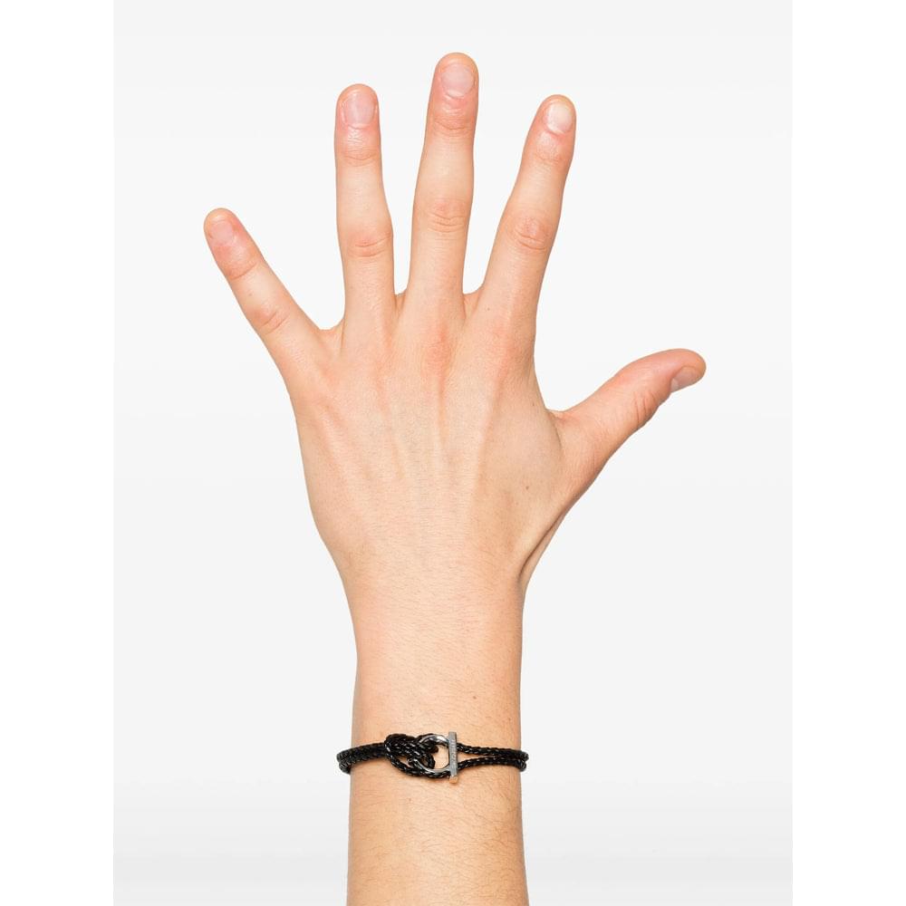 Ferragamo Black Bracelets Men FERRAGAMO