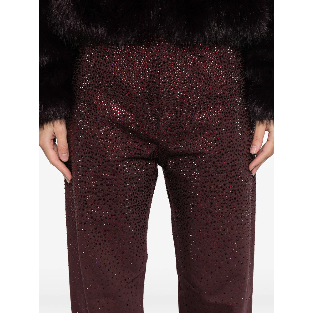 Golden Goose Red Denim - Straight-Leg Jeans Women GOLDEN GOOSE