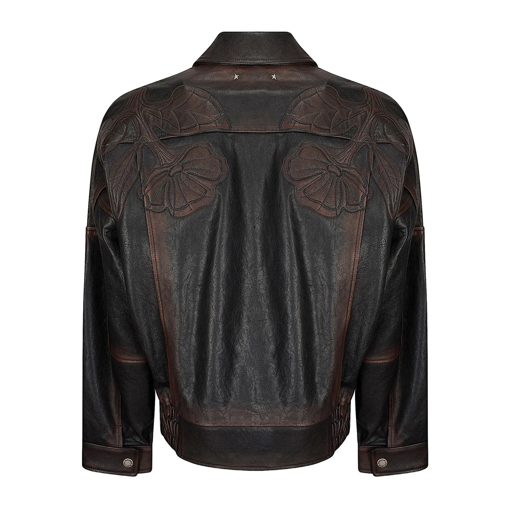 Golden Goose Brown Jackets - Leather Jackets Women GOLDEN GOOSE