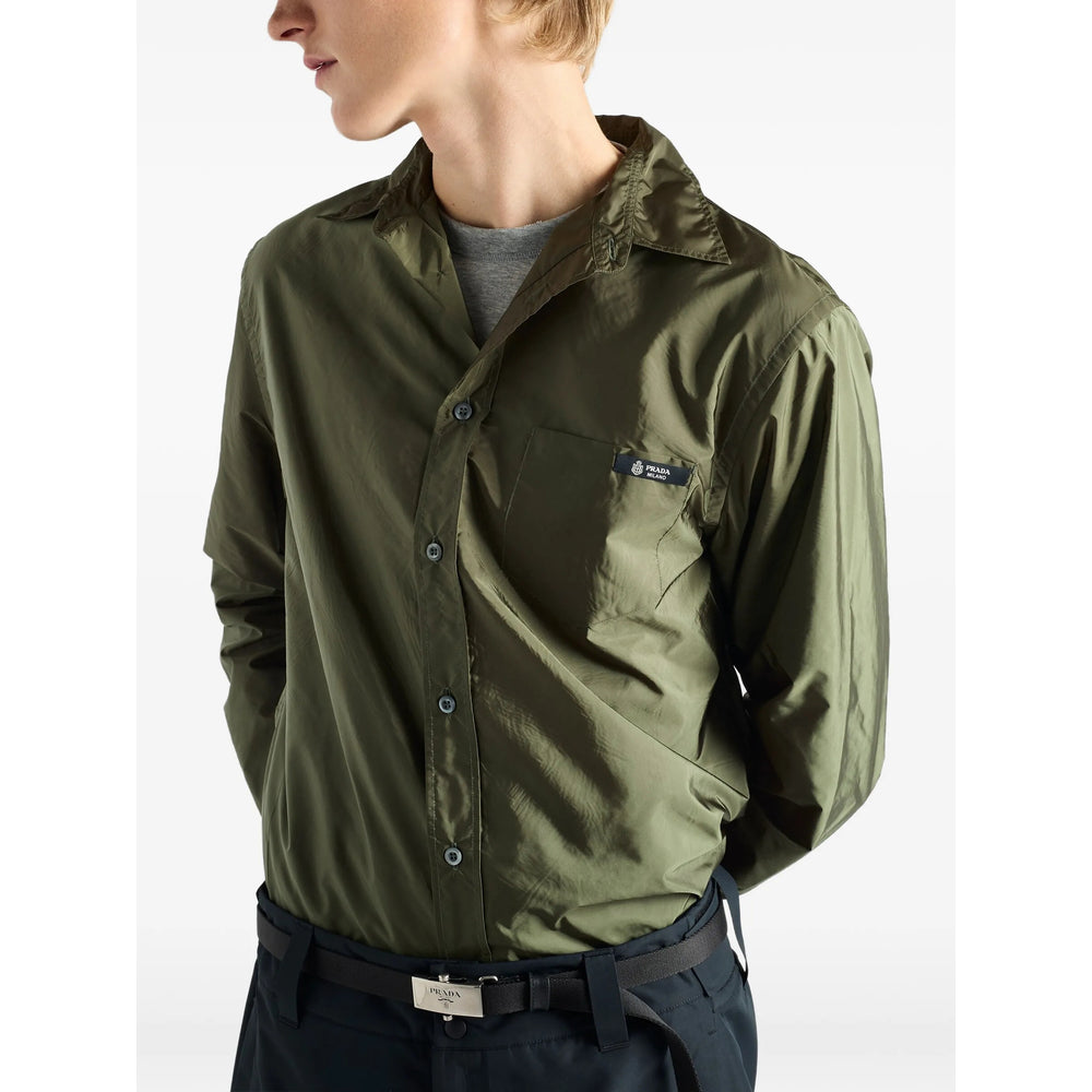 Prada Green Shirts Men PRADA