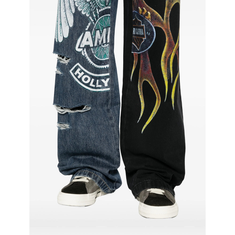Amiri Blue Denim - Loose-Fit Jeans Men AMIRI