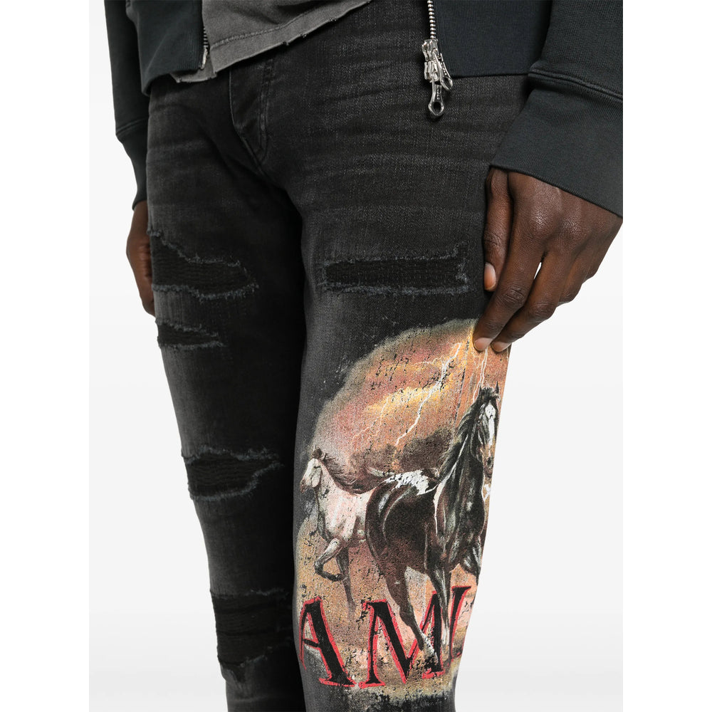 Amiri Black Denim - Skinny Jeans Men AMIRI