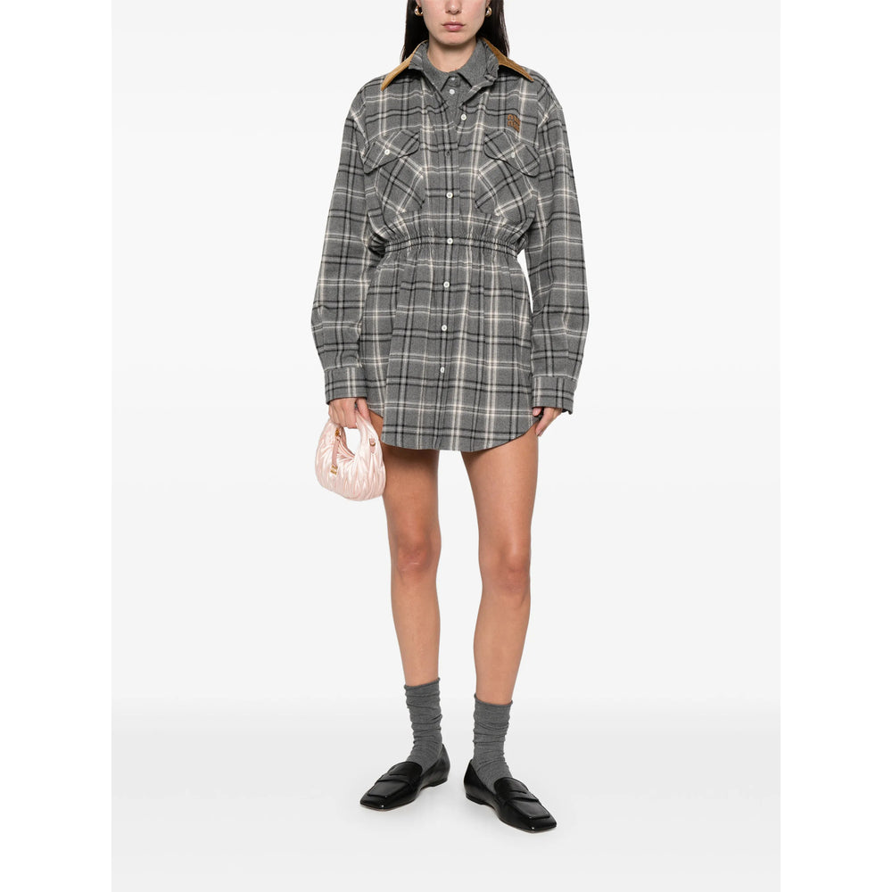 Miu Miu Grey Dresses - Day Dresses Women MIU MIU