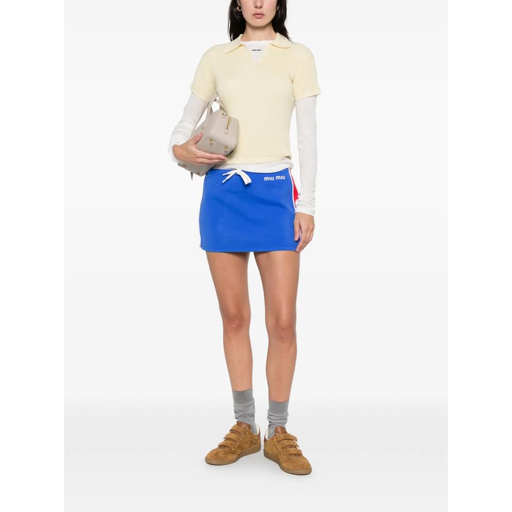 Miu Miu Blue Skirts - Straight Skirts Women MIU MIU