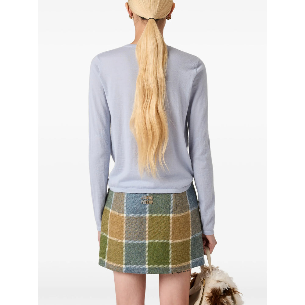 Miu Miu Blue Tops - T-Shirts & Jerseys Women MIU MIU