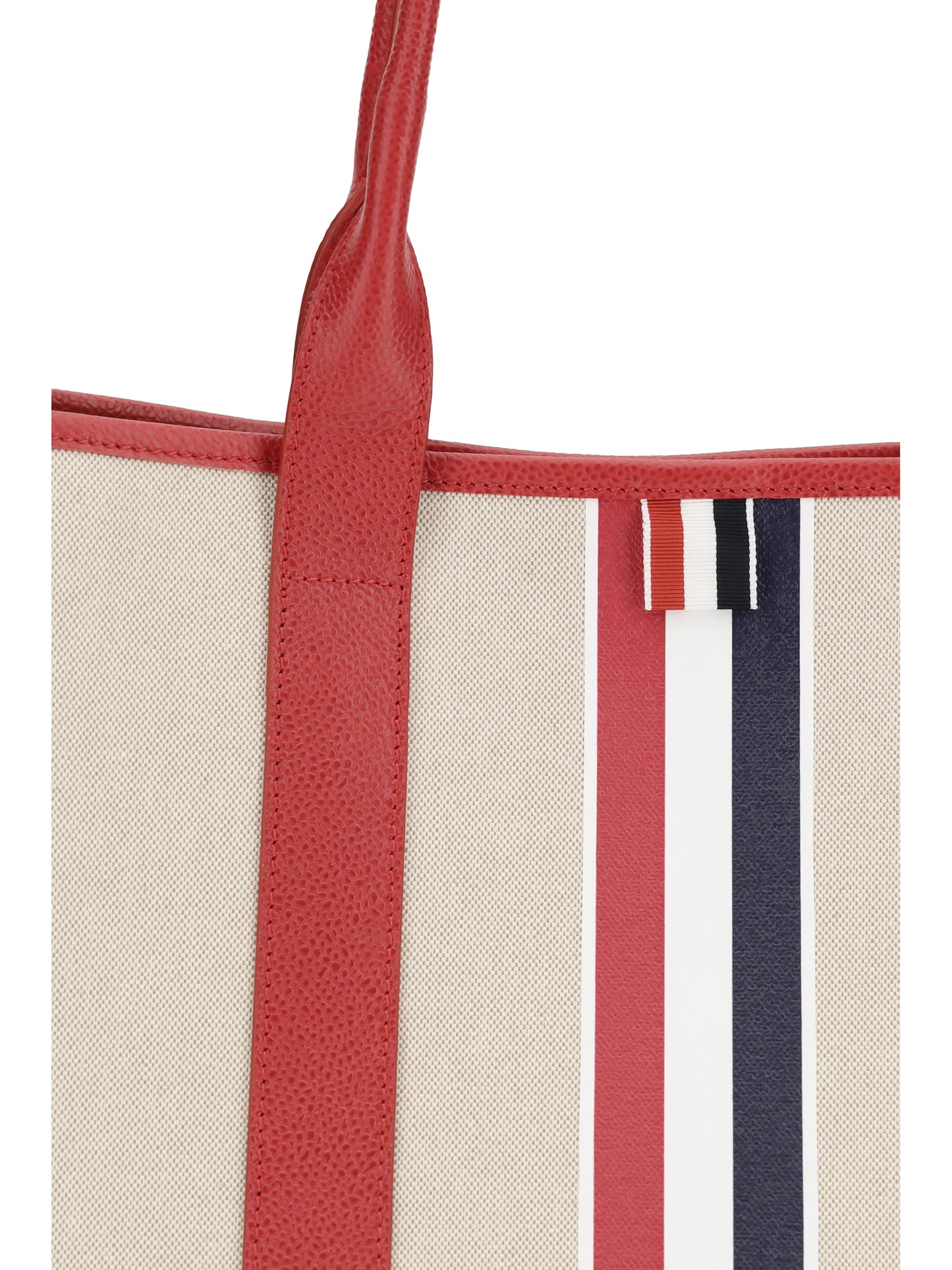 Thom Browne Men Canvas Tote Bag THOM BROWNE