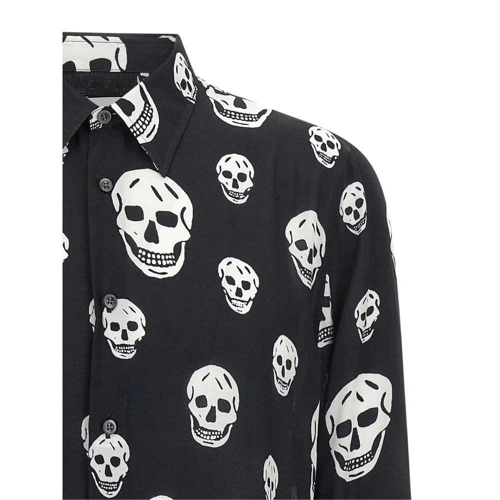 Alexander Mcqueen Black Shirts Men ALEXANDER MCQUEEN