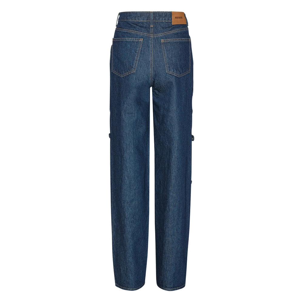 Rotate Blue Denim - Wide-Leg Jeans Women ROTATE