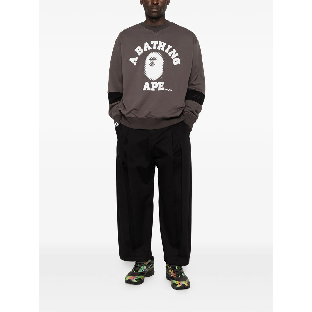 A Bathing Ape® Grey Performance Tops - Sport Sweatshirts & Hoodies Men A Bathing Ape®
