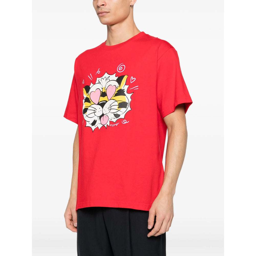 Kenzo Red T-Shirts & Vests - T-Shirts Men KENZO