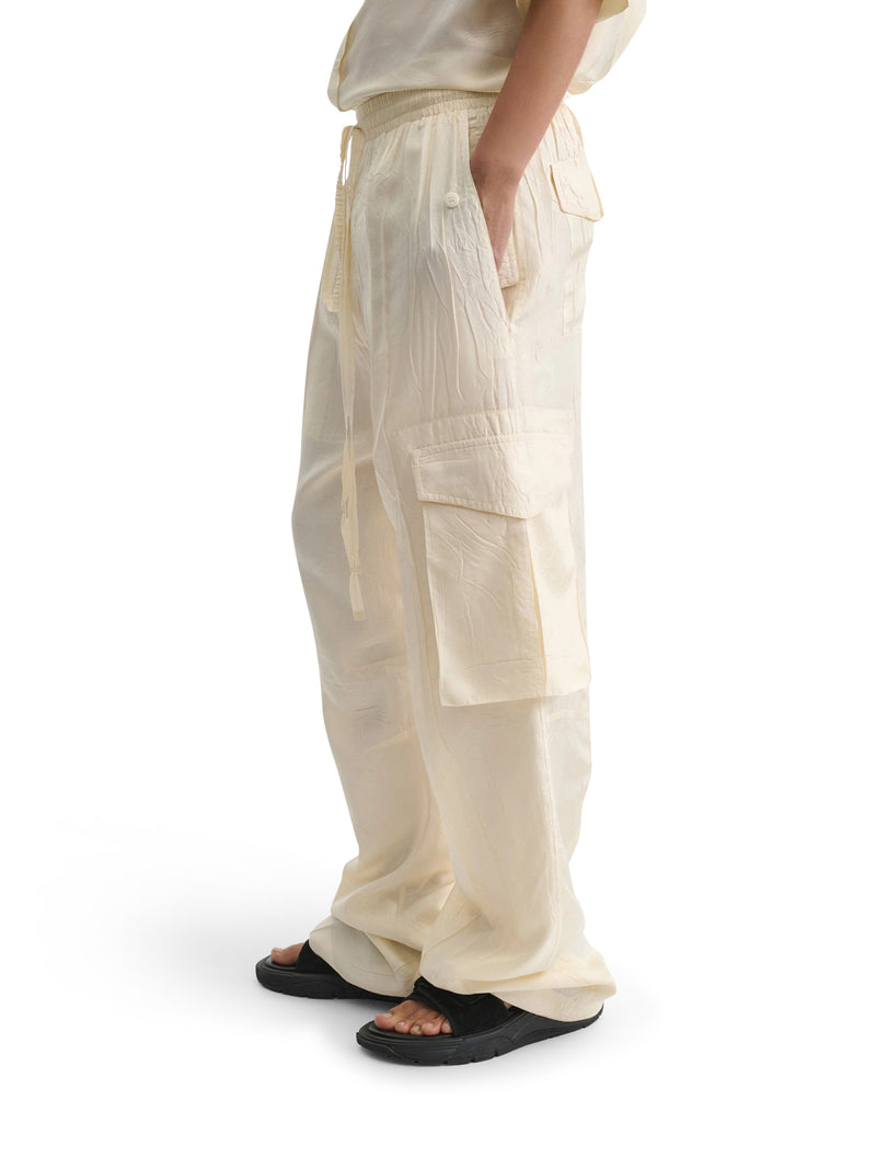 Phoebe Philo Women Silk Cargo Pants PHOEBE PHILO