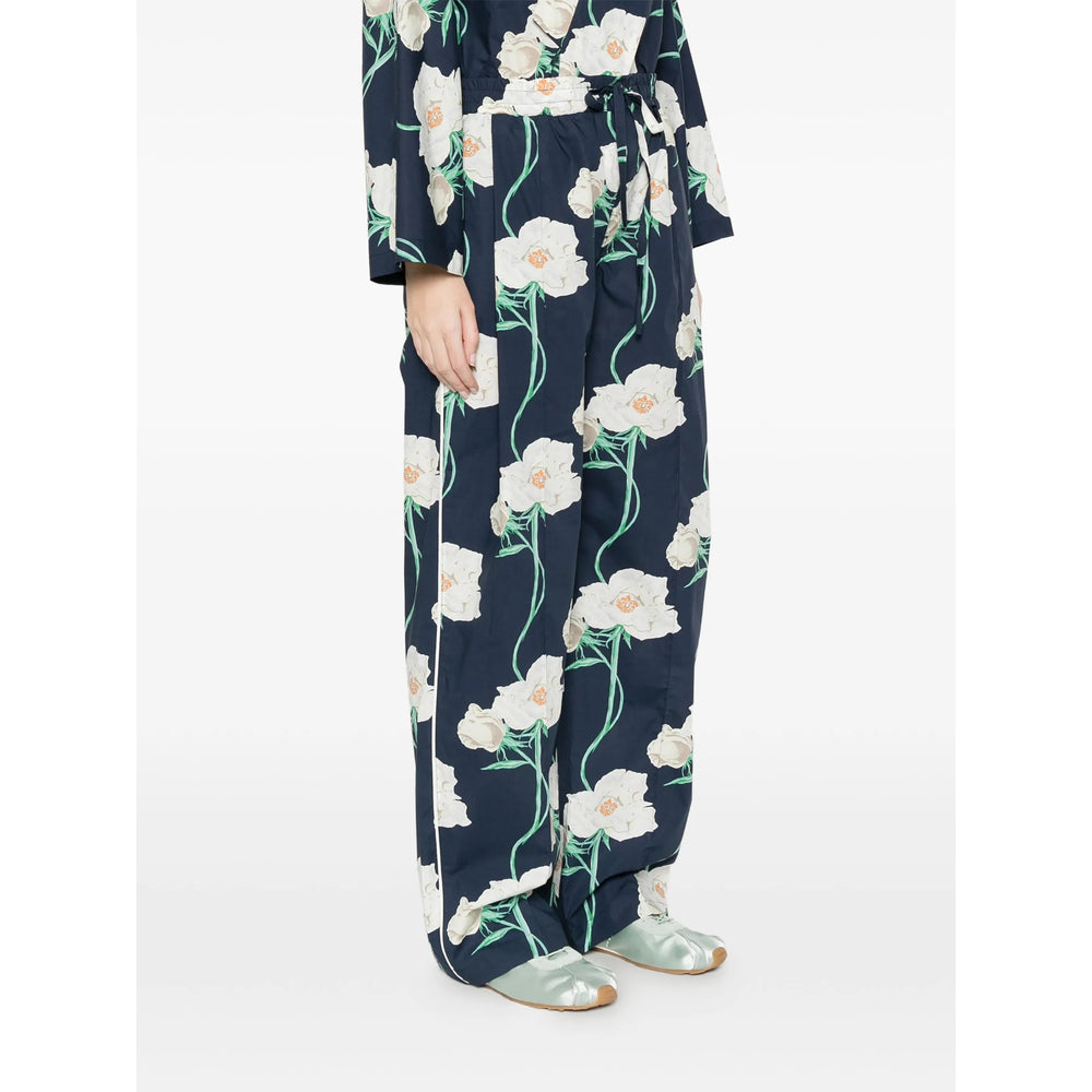 Kenzo Blue Trousers - Straight Trousers Women KENZO
