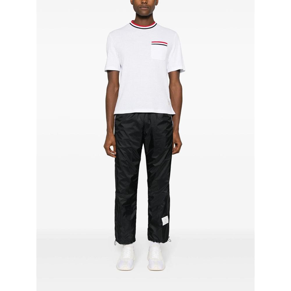 Thom Browne White T-Shirts & Vests - T-Shirts Men THOM BROWNE