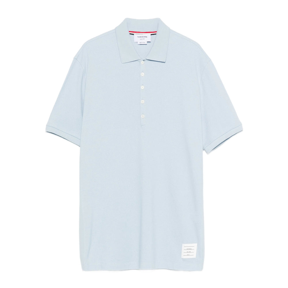 Thom Browne Blue Polo Shirts Men THOM BROWNE