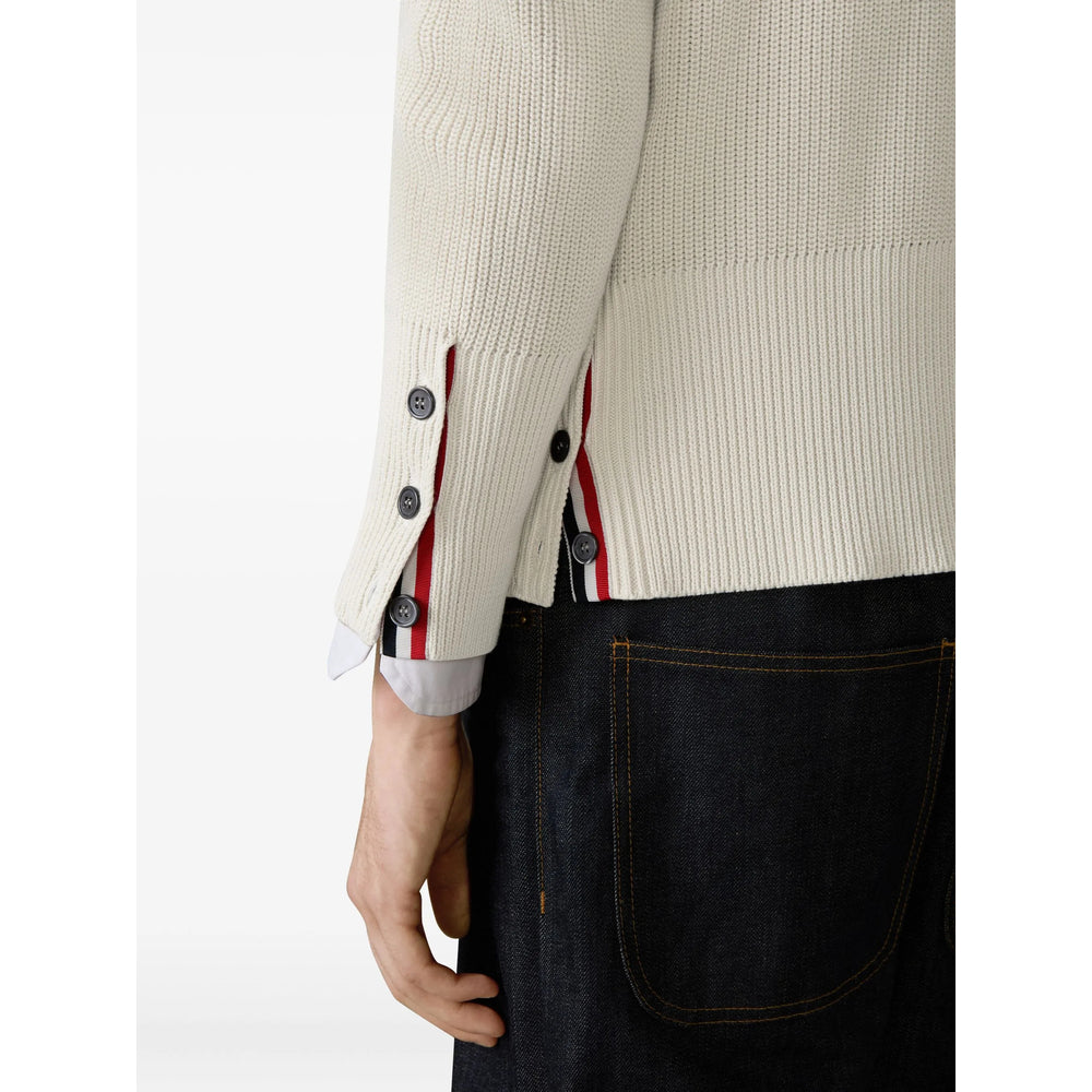 Thom Browne Neutrals Sweaters & Knitwear - Jumpers Men THOM BROWNE