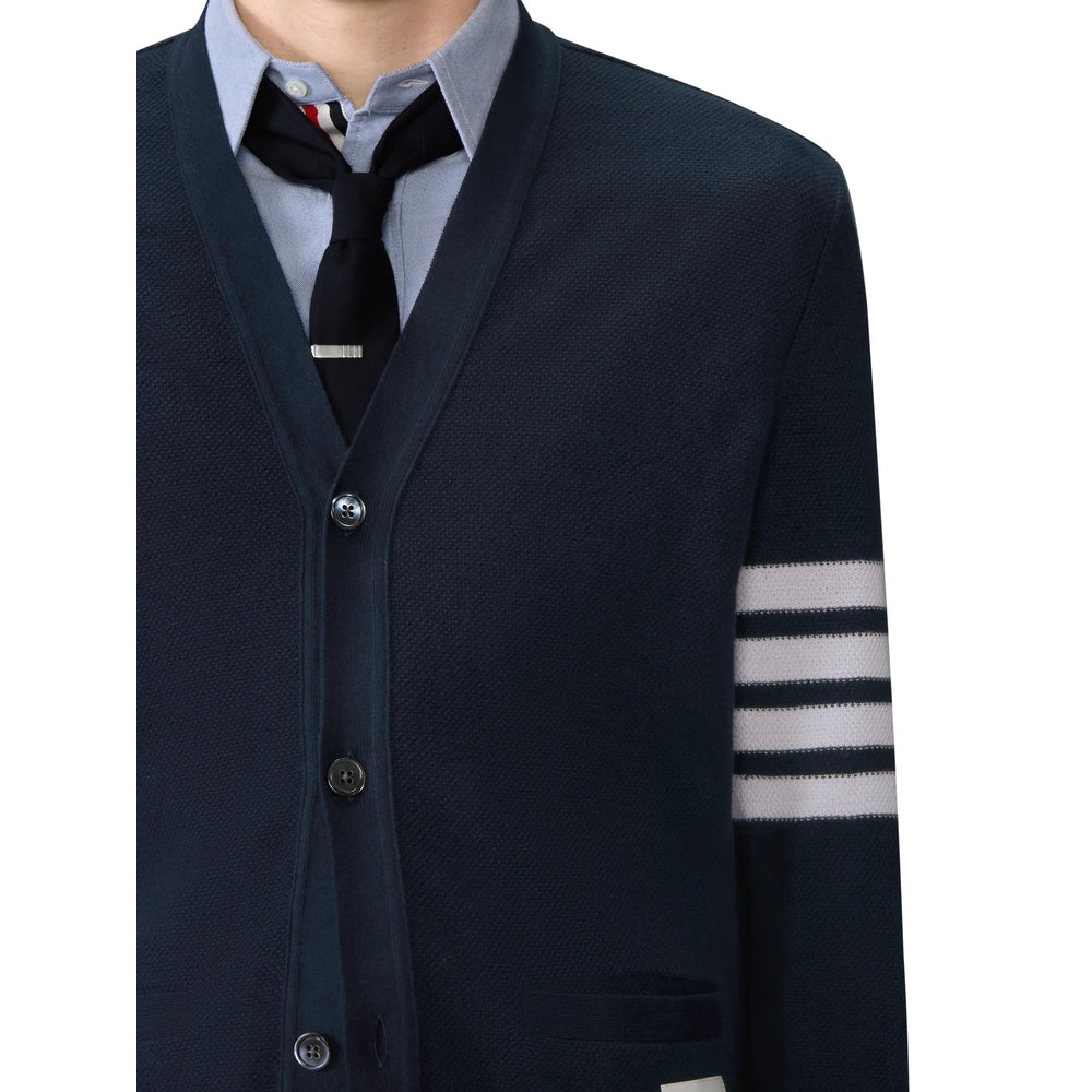 Thom Browne Blue Sweaters & Knitwear - Cardigans Men THOM BROWNE
