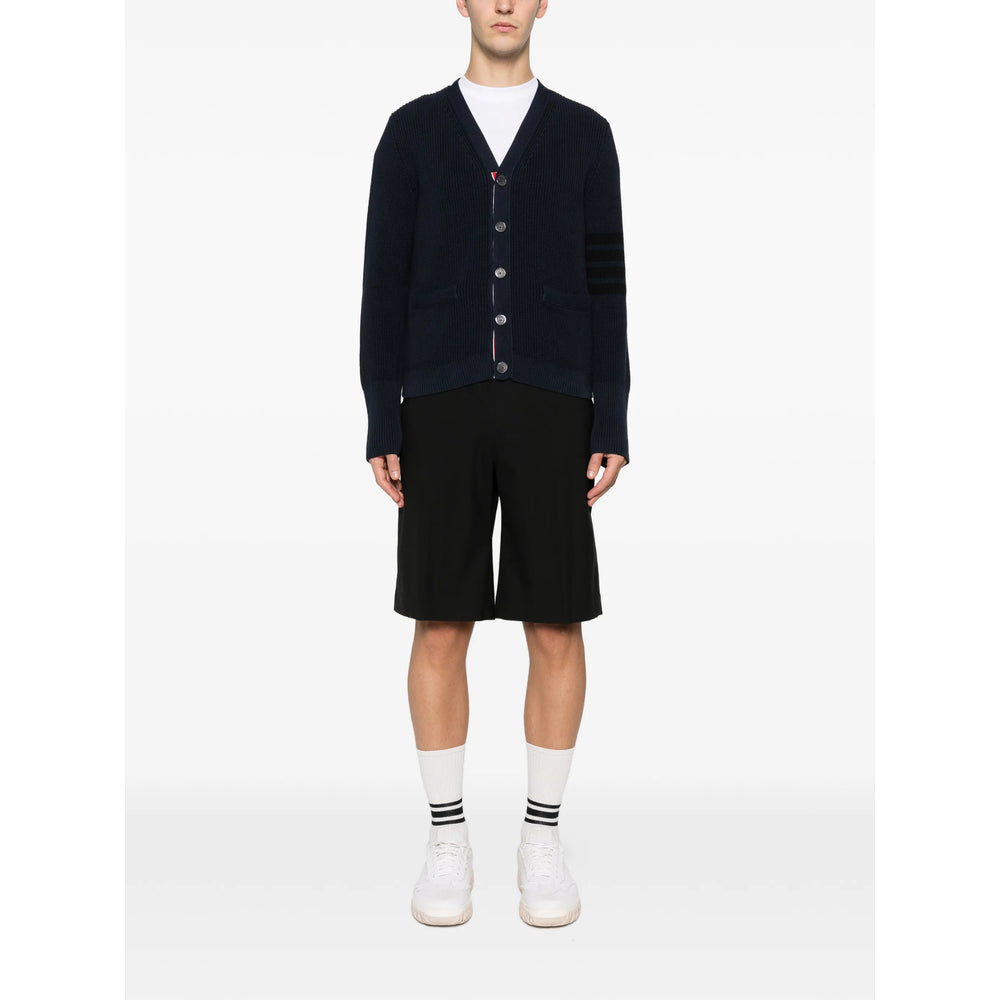 Thom Browne Blue Sweaters & Knitwear - Cardigans Men THOM BROWNE
