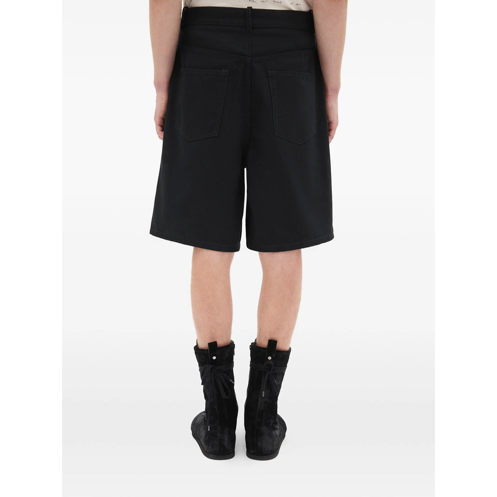 Ann Demeulemeester Black Shorts - Bermuda Shorts Men ANN DEMEULEMEESTER