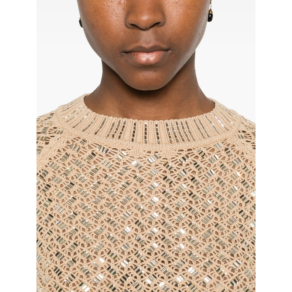 Ermanno Scervino Neutrals Knitwear - Jumpers Women ERMANO SCERVINO