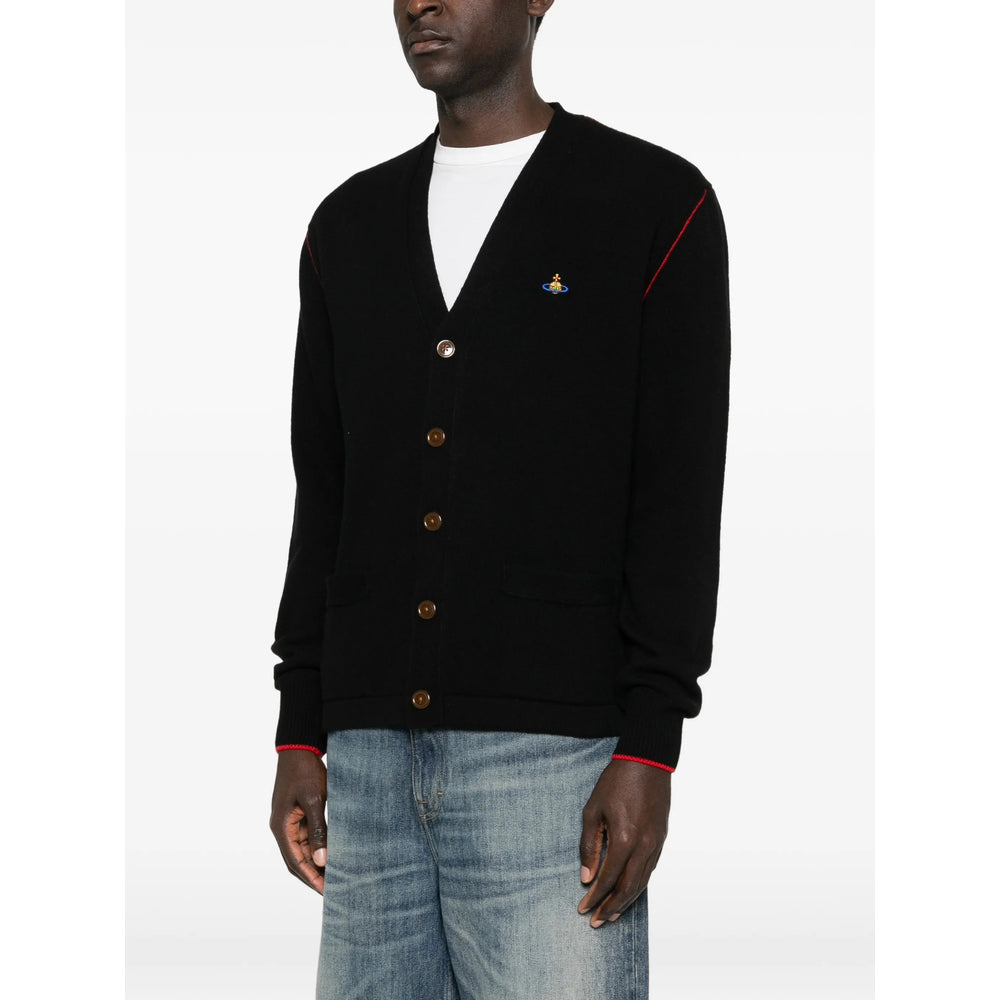 Vivienne Westwood Black Sweaters & Knitwear - Cardigans Men VIVIENNE WESTWOOD