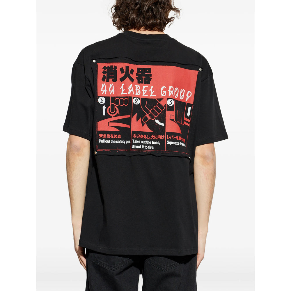 44 Label Group Black T-Shirts & Vests - T-Shirts Men 44 LABEL GROUP