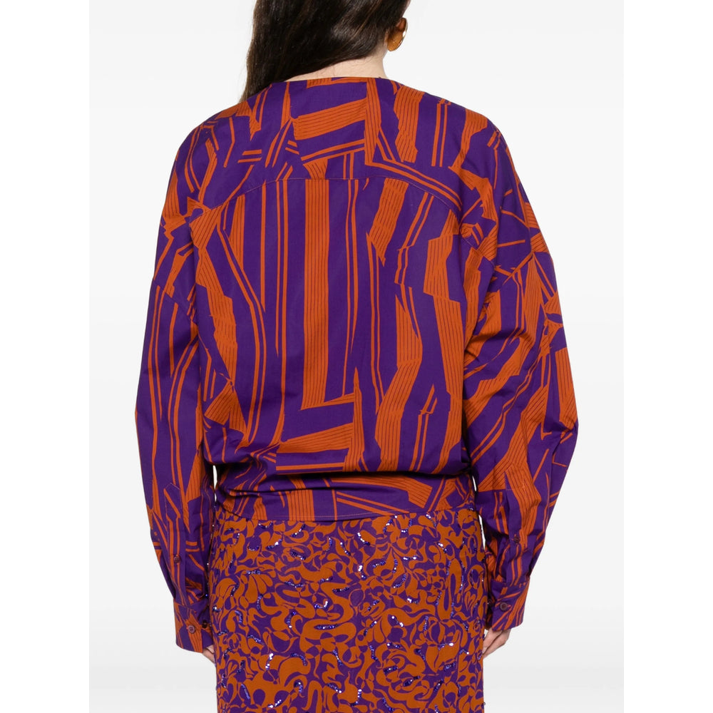 Dries Van Noten Purple Tops - Blouses Women DRIES VAN NOTEN
